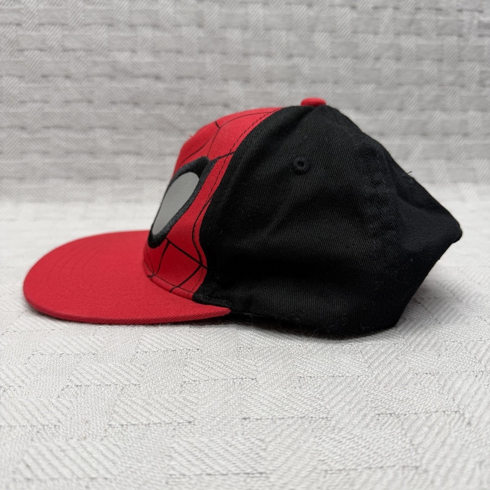 Spider-Man Hat Cap Strap Back Adjustable Boys Red Twill Cotton Embroidered - Picture 3 of 9